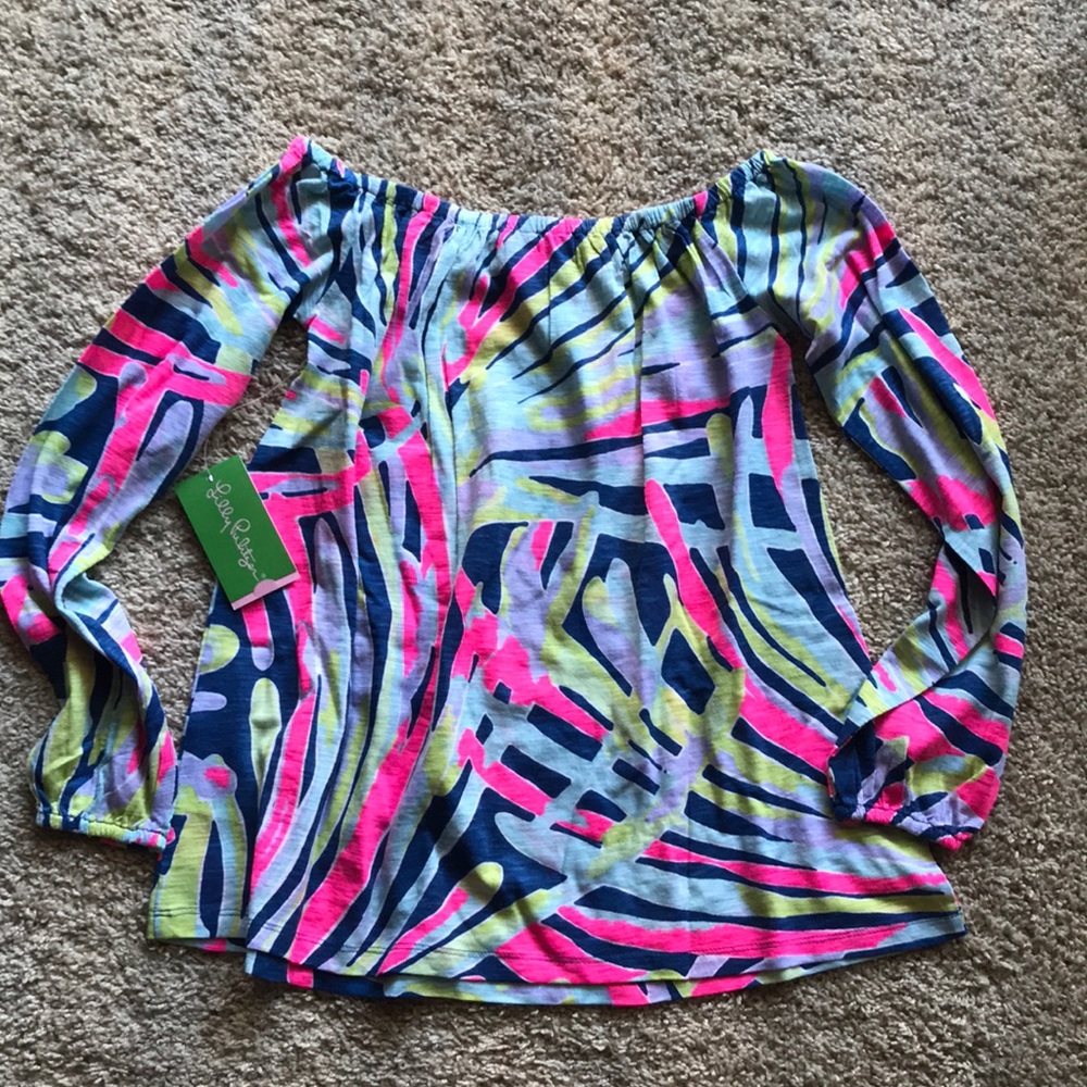 Lilly Pulitzer Ena Knit Top in Indigo Sea Dreamin